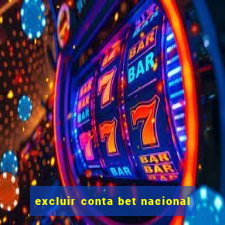 excluir conta bet nacional